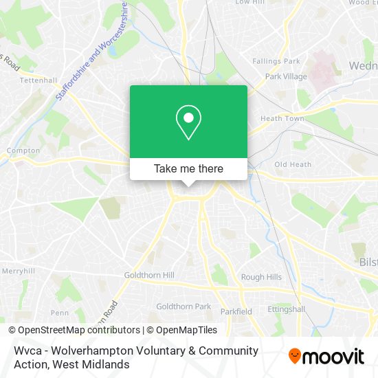 Wvca - Wolverhampton Voluntary & Community Action map