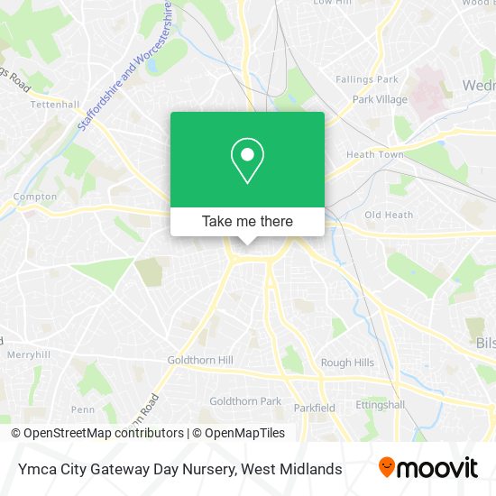Ymca City Gateway Day Nursery map