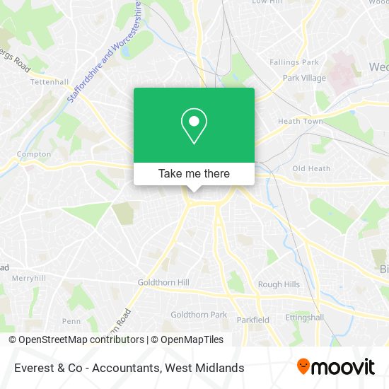 Everest & Co - Accountants map