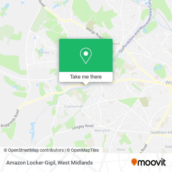 Amazon Locker-Gigil map