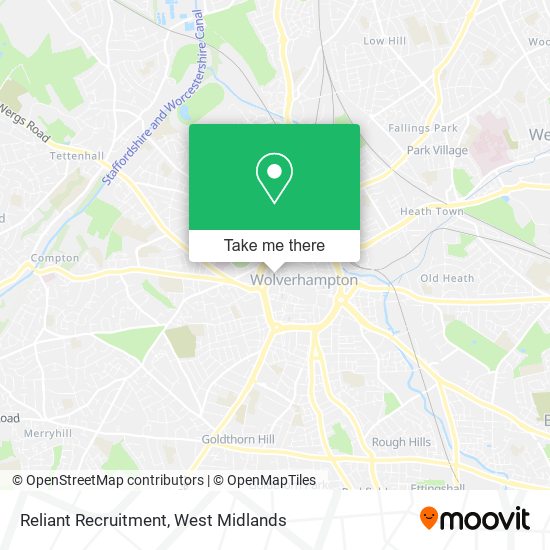 Reliant Recruitment map