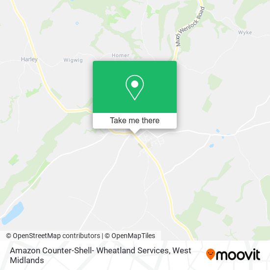 Amazon Counter-Shell- Wheatland Services map