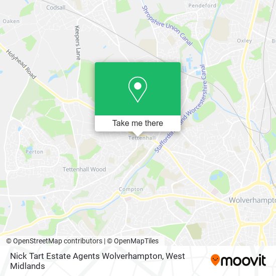 Nick Tart Estate Agents Wolverhampton map