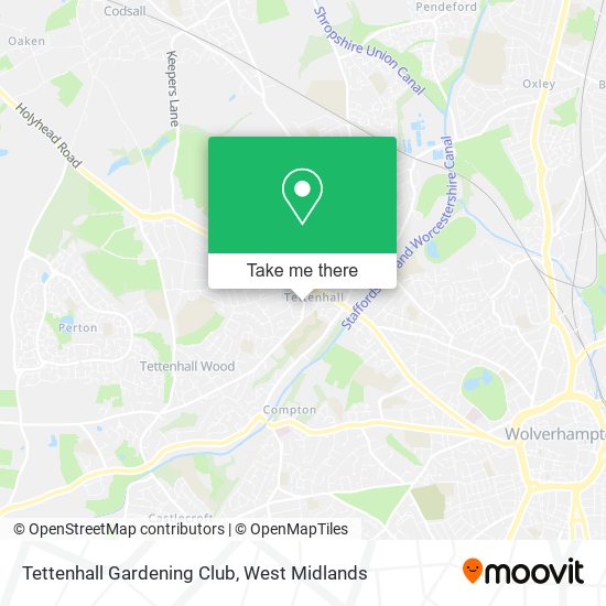 Tettenhall Gardening Club map