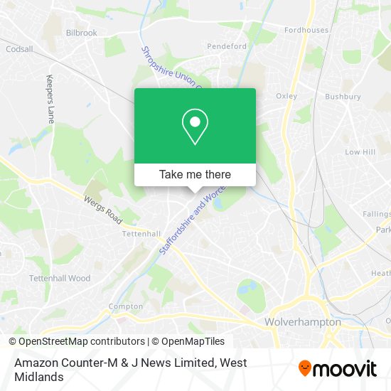 Amazon Counter-M & J News Limited map