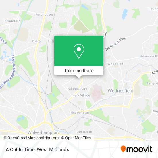 A Cut In Time map