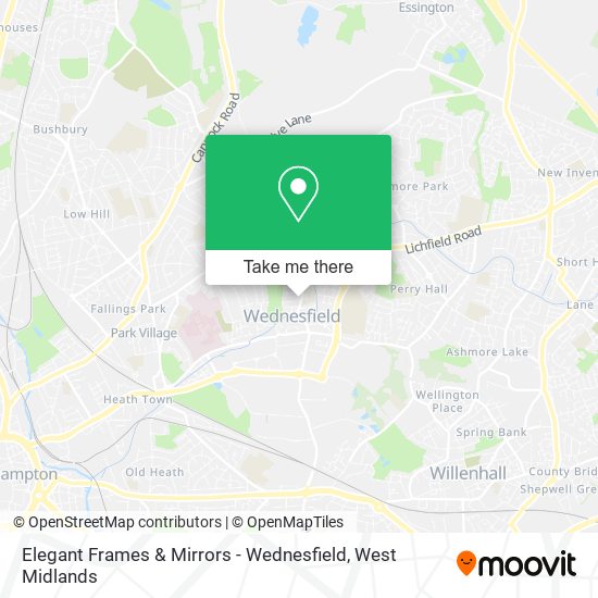 Elegant Frames & Mirrors - Wednesfield map