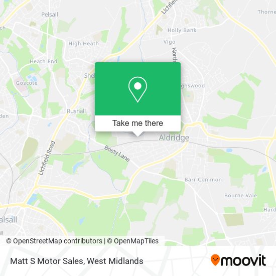 Matt S Motor Sales map