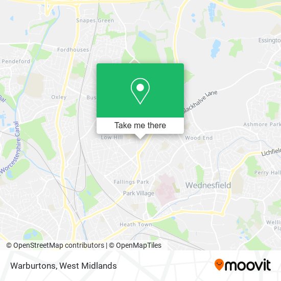 Warburtons map