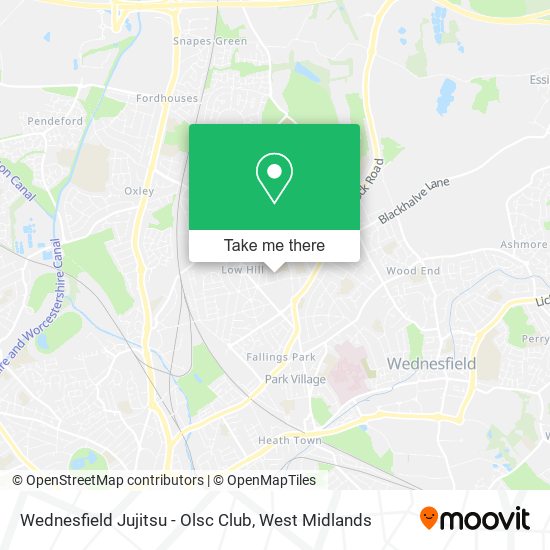 Wednesfield Jujitsu - Olsc Club map
