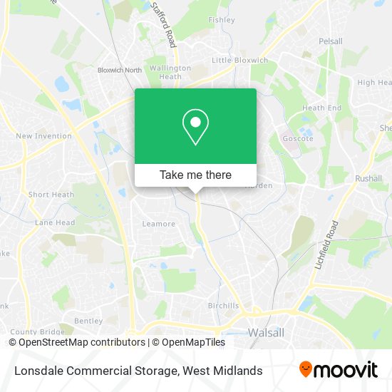 Lonsdale Commercial Storage map