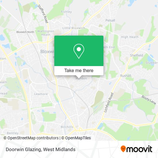 Doorwin Glazing map