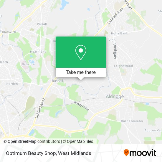 Optimum Beauty Shop map