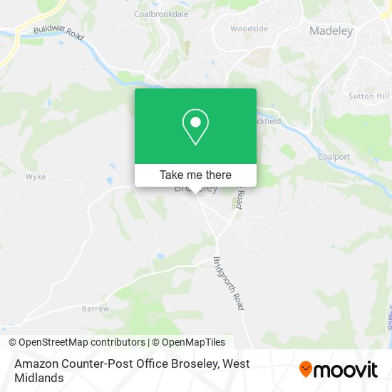 Amazon Counter-Post Office Broseley map