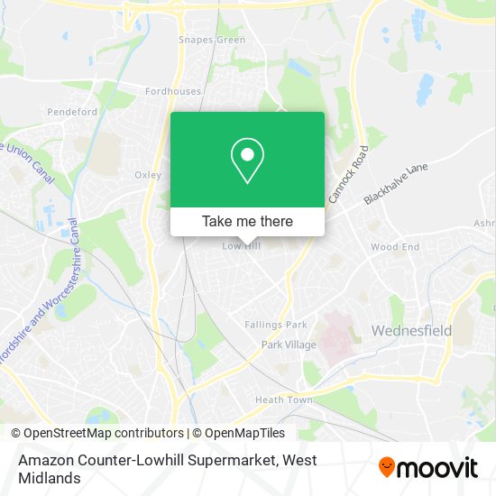 Amazon Counter-Lowhill Supermarket map