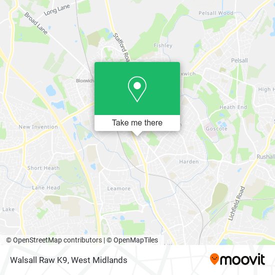 Walsall Raw K9 map