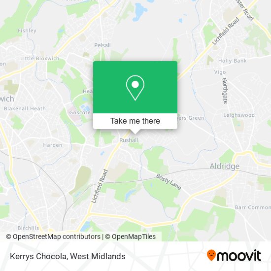 Kerrys Chocola map