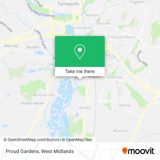 Proud Gardens map
