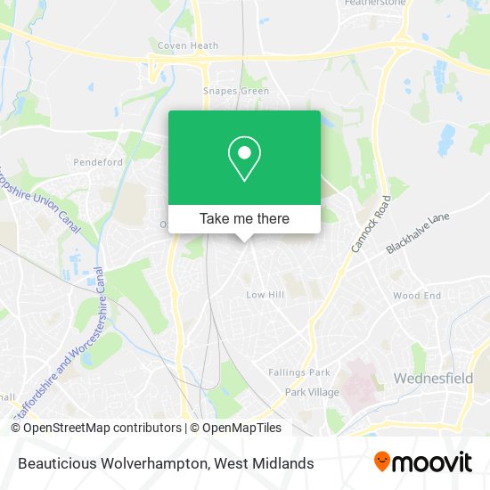 Beauticious Wolverhampton map