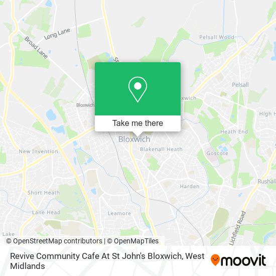 Revive Community Cafe At St John's Bloxwich map