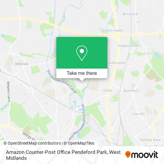 Amazon Counter-Post Office Pendeford Park map