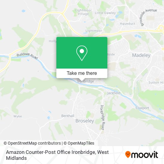 Amazon Counter-Post Office Ironbridge map