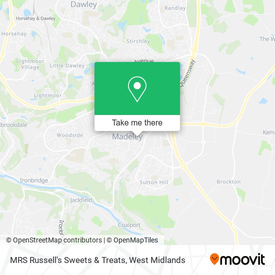 MRS Russell's Sweets & Treats map