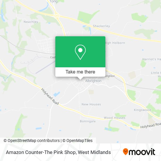 Amazon Counter-The Pink Shop map