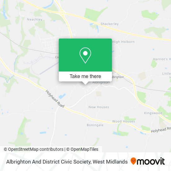 Albrighton And District Civic Society map
