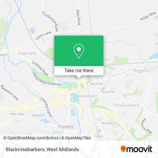Blackrosebarbers map