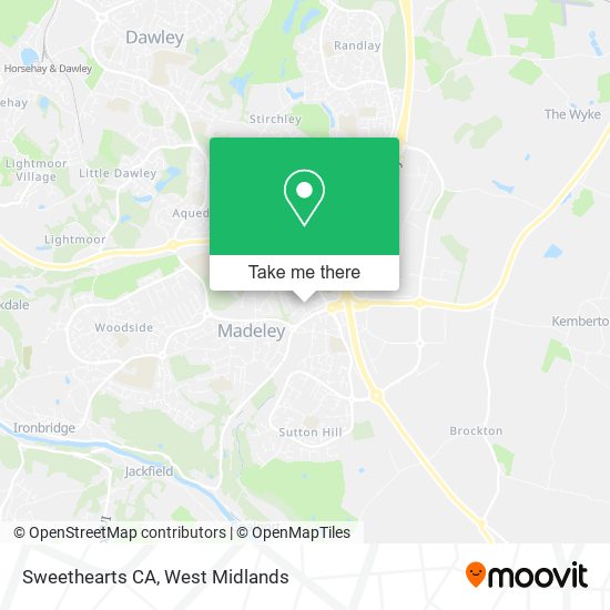 Sweethearts CA map