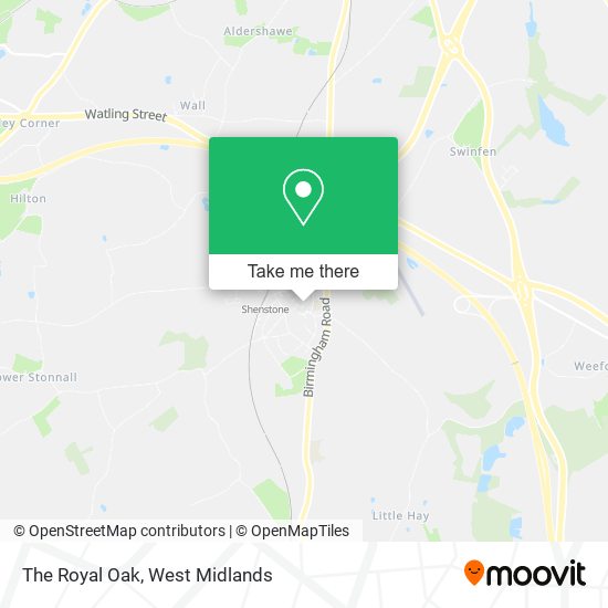 The Royal Oak map