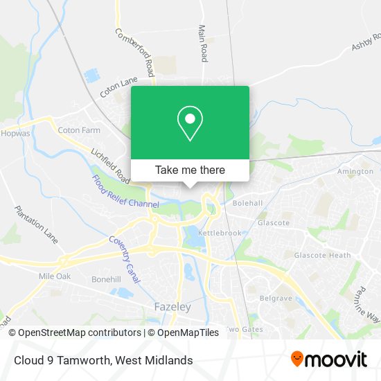 Cloud 9 Tamworth map