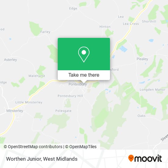 Worthen Junior map