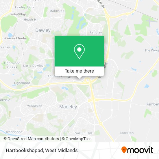 Hartbookshopad map