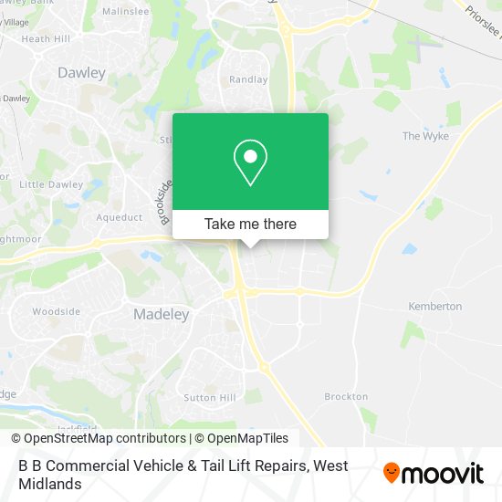 B B Commercial Vehicle & Tail Lift Repairs map