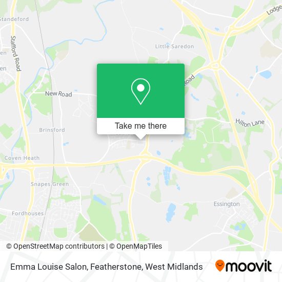 Emma Louise Salon, Featherstone map