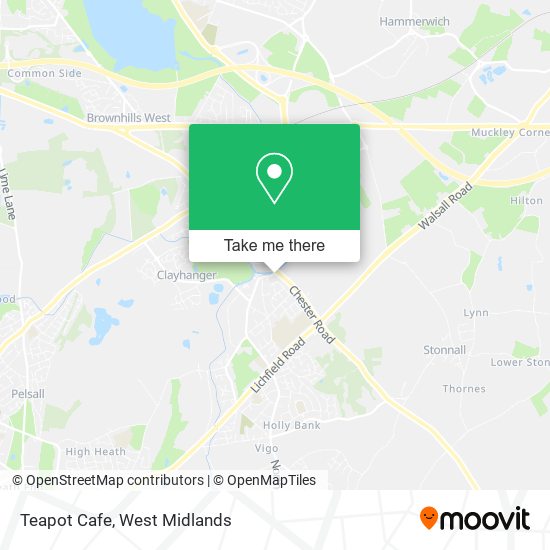 Teapot Cafe map
