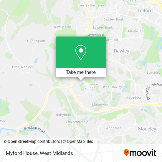 Myford House map