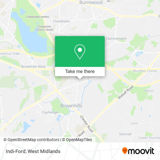 Indi-Ford map