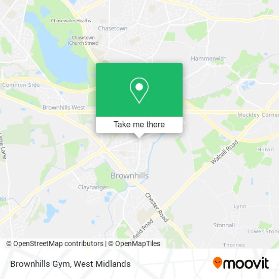 Brownhills Gym map