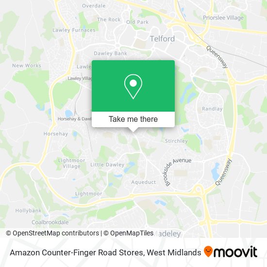 Amazon Counter-Finger Road Stores map