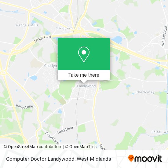 Computer Doctor Landywood map