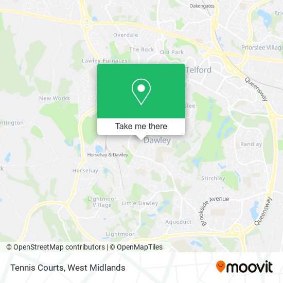 Tennis Courts map