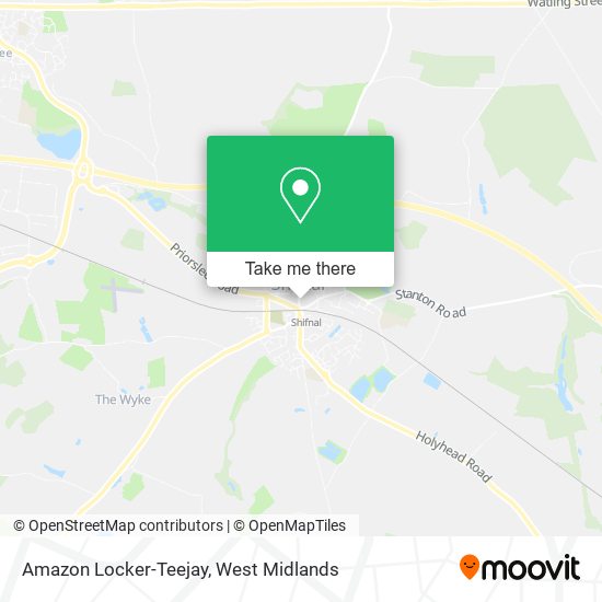 Amazon Locker-Teejay map