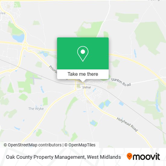 Oak County Property Management map