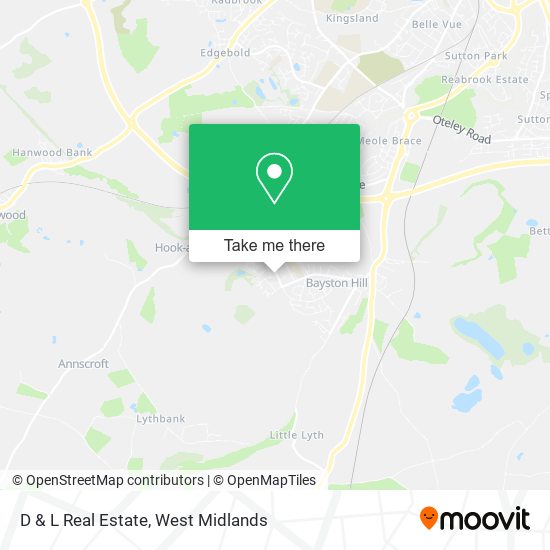 D & L Real Estate map