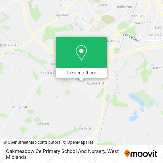 Oakmeadow Ce Primary School And Nursery map