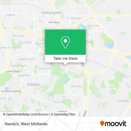 Nando's map