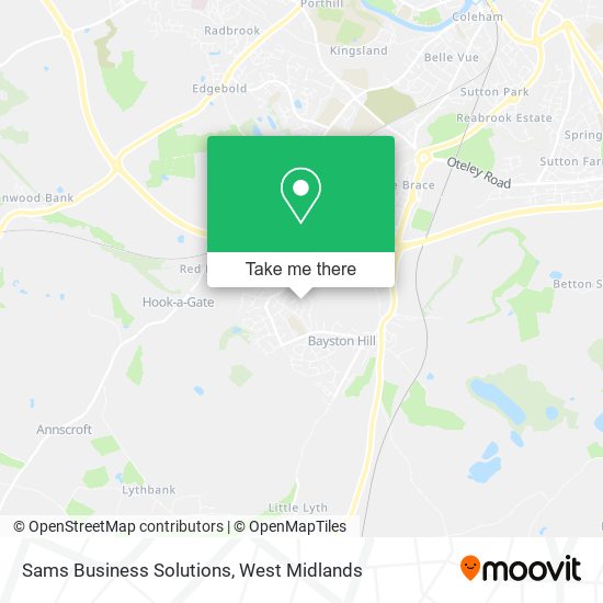 Sams Business Solutions map